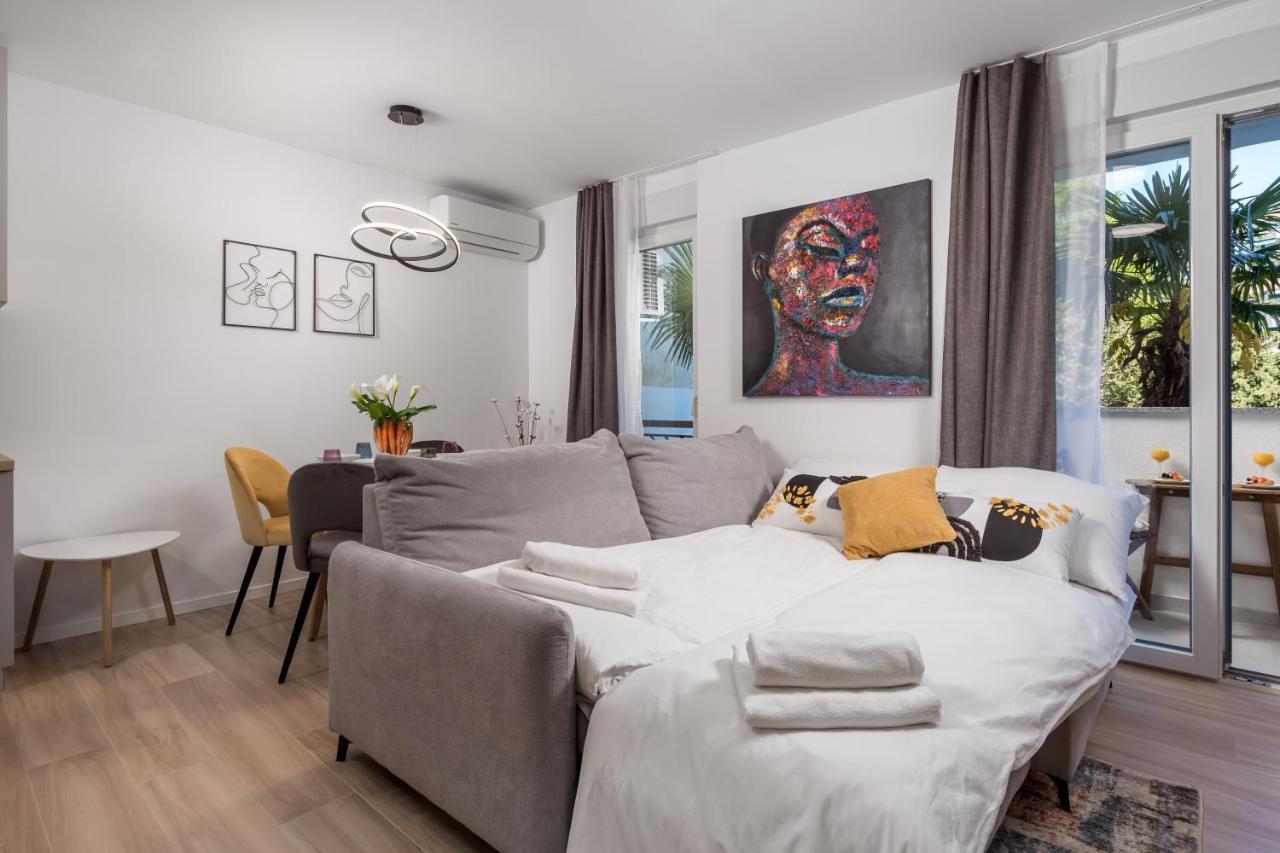 Modern Apartment Di Piu With Free 20M2 Garage Parking Рієка Екстер'єр фото
